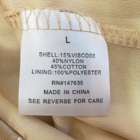 Romeo & Juliet Couture Lace Romper Cream Size L - Picture 5 of 6